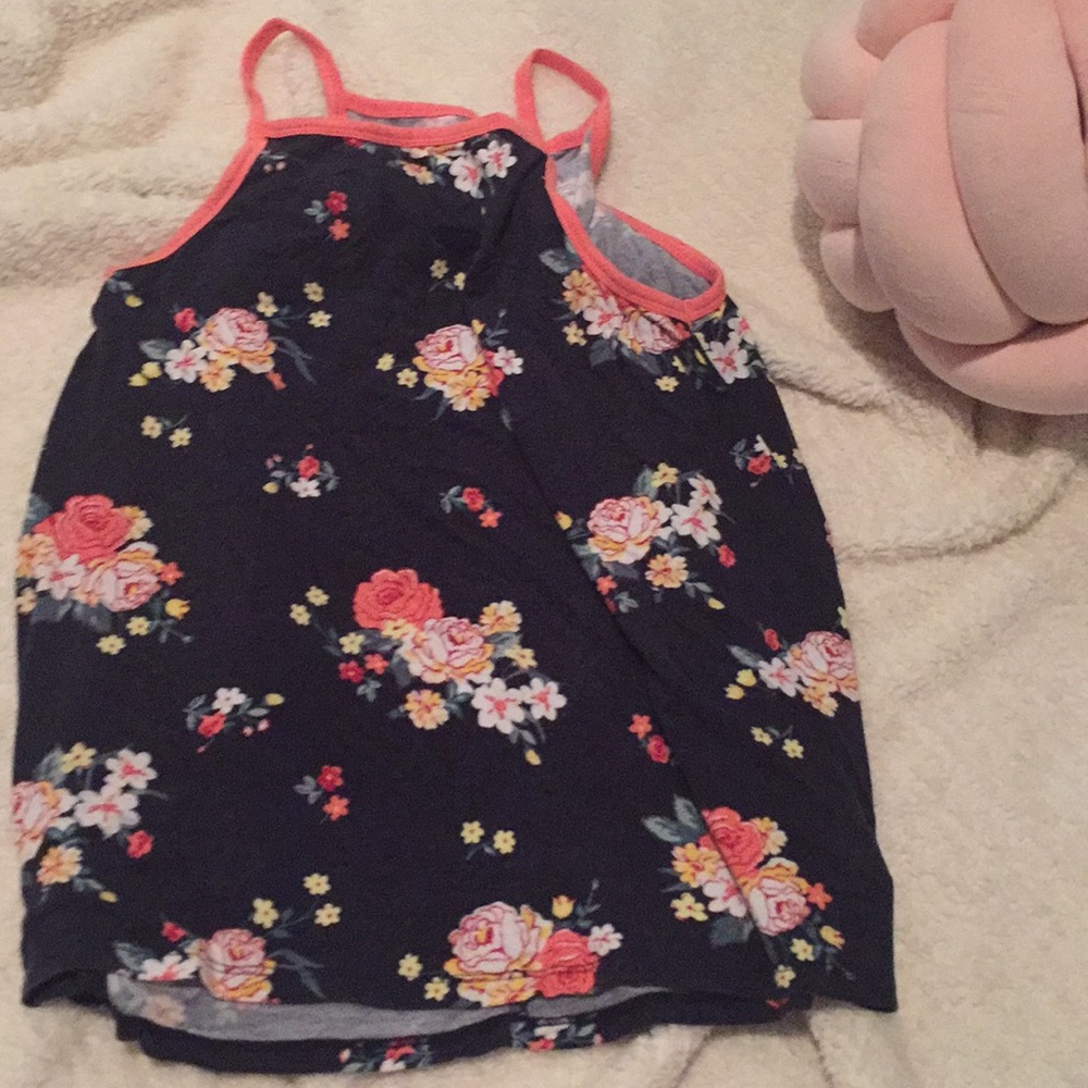 Floral spaghetti strap shirt